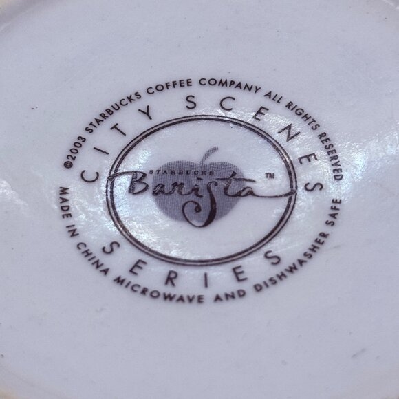 Starbucks Barista City Scenes Series New York Vintage Coffee Mug 2003 16 ounce - Picture 6 of 7